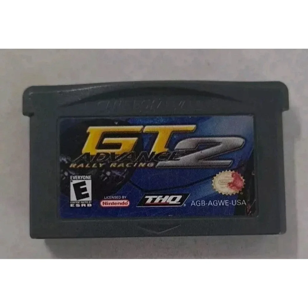 GT Advance 2 Rally Racing Nintendo Game Boy Advance GBA Cartridge AGB-AGWE-USA
